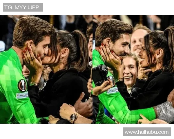 足球明星与妻子甜蜜接吻瞬间展现爱情的温馨与浪漫